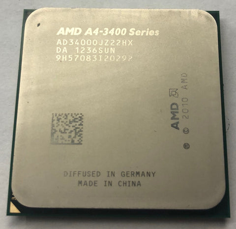AMD A4-Series A4-3400 Desktop CPU Processor- AD3400OJZ22HX