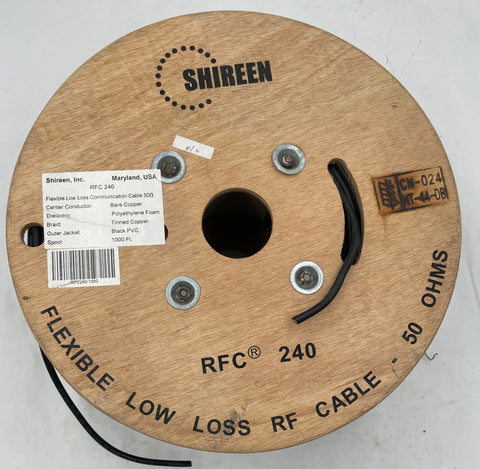 Shireen 1000ft Flexible Low Loss Communication Cable- RFC 240