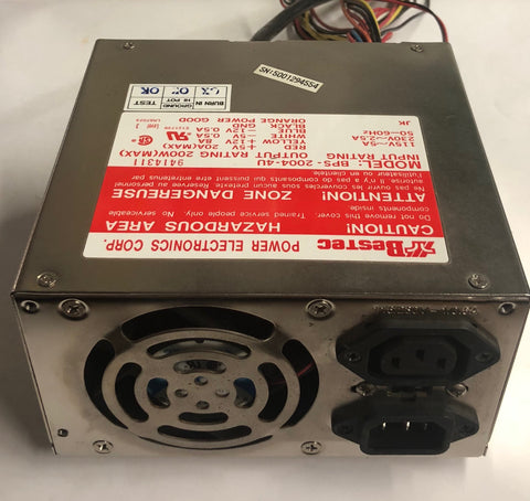 Bestec BPS-2004-4U 200W Desktop AT Power Supply