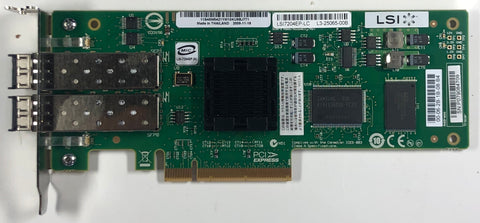 IBM LSI7204EP-LC Dual Port 4GB PCI-E Fibre Channel Bus Adapter- 45W0421