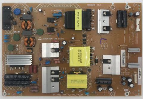 Insignia NS-55DR710NA17 LED TV 715G7374-P01-000-002M Power Supply Board- PLTVFW441XAG2