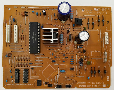 Okidata Microline 321 Turbo Dot Matrix Printer 2PU4003-6237 Power Supply Board- YA4042-1543