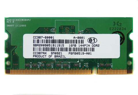 HP (CC387-60001) 16MB 144 Pin DDR2 Printer Memory- CC387AX