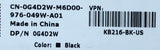 Dell KB216d USB Multimedia Keyboard- G4D2W