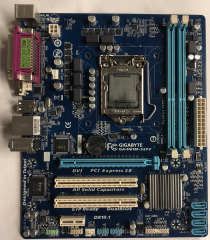 Gigabyte GA-H61M-S2PV Desktop Motherboard