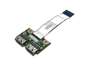 HP Compaq Presario CQ57 Laptop 35110CJ00-04T-G Dual USB Board & Cable- 646128-001