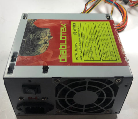 Diablotek DA Series PSDA400 400W ATX12V Desktop Power Supply