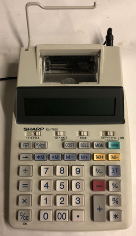 Sharp EL-1750V 12-Digit Printing Calculator