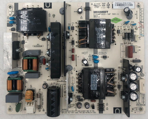 Element E4SJ5518RKU 4K LED TV MP160D-1MF Power Supply Board- 600-U