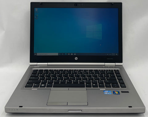 HP EliteBook 8470p Laptop- 500GB HDD, 4GB RAM, Intel i5 CPU, Windows 10 Pro