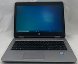 HP ProBook 640 G3 Laptop- 128GB SSD, 8GB RAM, Intel i5-7200U CPU, Windows 10 Pro