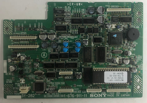 Sony DE845 Home Audio/Video Receiver SY-282 Board- 1-676-911-11