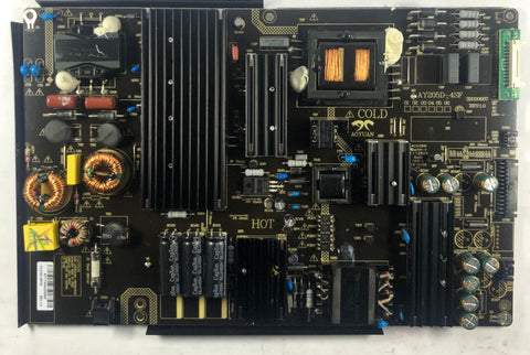 Haier 65UG2500 4K LED TV 3BS00687 Power Board- AY205D-4SF