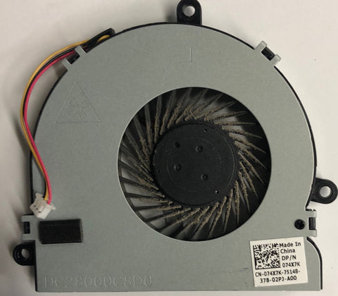 Dell Inspiron 17 Laptop DC28000C8D0 Cooling Fan- 74X7K