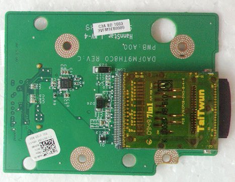 Dell Studio 1558 Media Card Reader Board- G938P