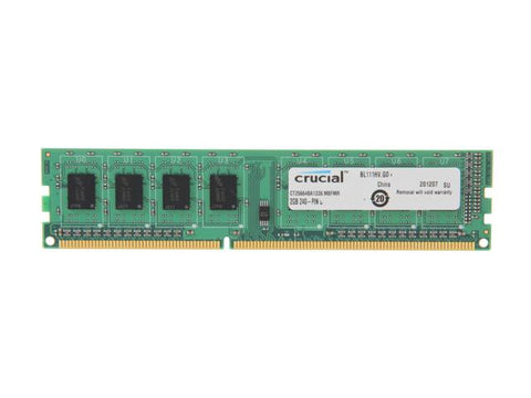 Crucial CT25664BA1339A 2GB DDR3 Desktop RAM Memory