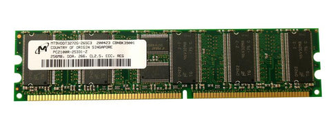 Micron MT9VDDT3272G-265C3 256MB DDR Server RAM Memory