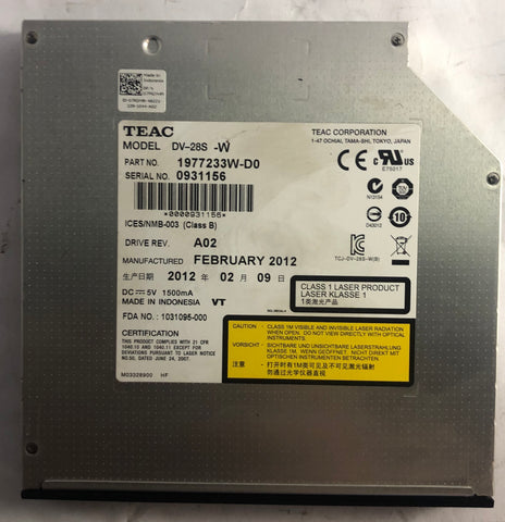 Dell PowerEdge R410 Server DV-28S DVD-ROM Drive- 7RDMR