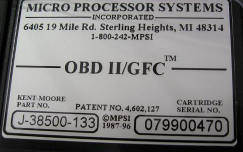 Pro-Link 9000 Diagnostic Scanner OBD II/GFC Cartridge- 207005