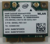 Dell Latitude 3330 Laptop 6235ANHMW Wireless-N Half Mini PCI-E Card- 5K9GJ