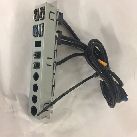 HP Pavilion p7-1380t Desktop Front I/O USB Audio Assembly- 647115-013