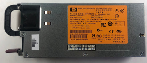 HP ProLiant DL380 G6 Server DPS-750RB 750W Switching Power Supply- 511778-001