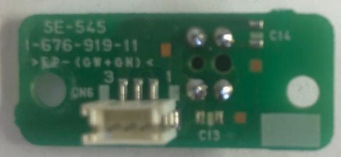 Sony DE845 Home Audio/Video Receiver SE-545 Port Board- 1-676-919-11