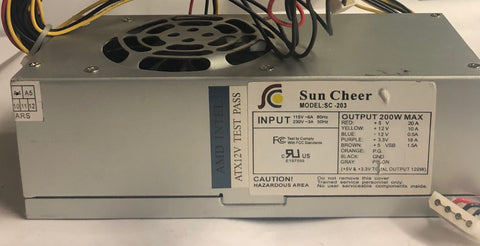 Sun Cheer 200W Desktop Power Supply- SC-203