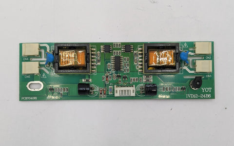 Curtis LCDVD195A TV IVD12-24B6 Backlight Inverter Board- PCB704081