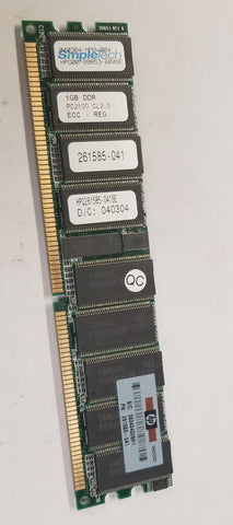 HP 1GB DDR SDRAM PC21000 Memory Module- 261585-041