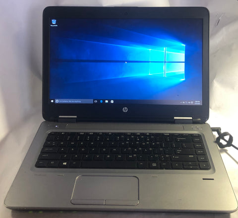 HP ProBook 645 G2 Laptop- 500GB HDD, 8GB RAM, AMD PRO A8-8600B CPU, Windows 10