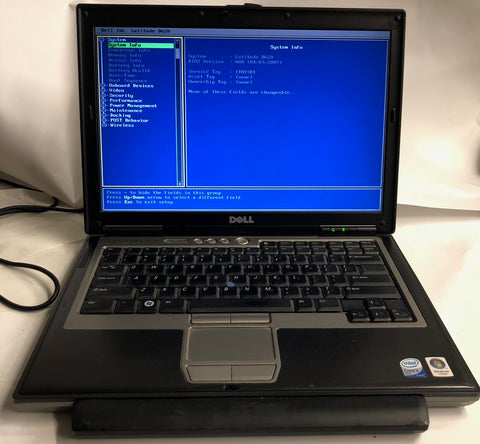 Dell Latitude D620 Laptop- 2GB RAM, Intel Core 2 Duo CPU