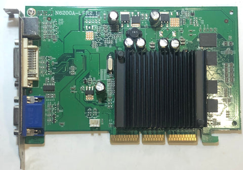 Evga GeForce 6200 256MB AGP Graphics Card- 256-A8-N341-LX