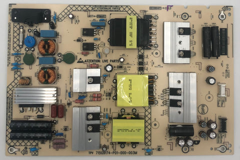 Vizio E55-F1 LED TV 715G9174-P01-000-003M Power Supply Board- ADTVH2020AAV