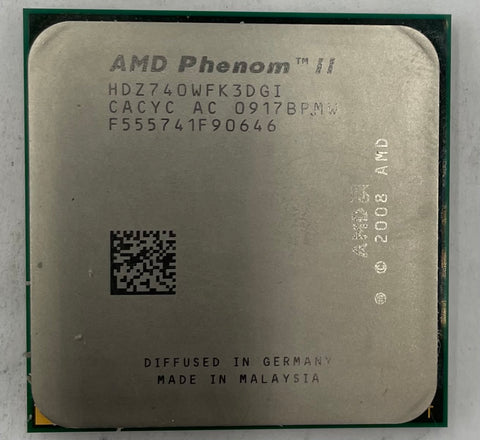 AMD Phenom II X3 740 Black Edition Desktop CPU Processor- HDZ740WFK3DGI