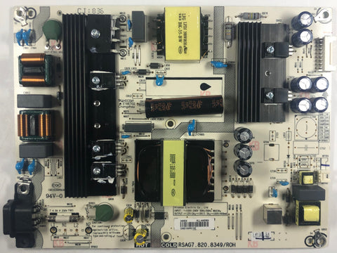Sharp LC55Q7530U 4K LED TV RSAG7.820.8349/ROH Power Supply Board- 240924