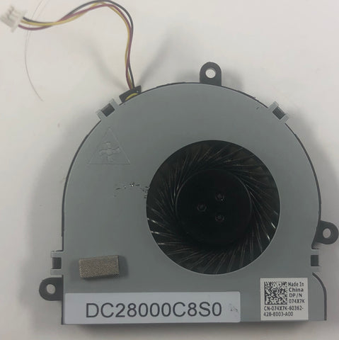 Dell Inspiron 17 Laptop DC28000C8A0 Cooling Fan- 74X7K
