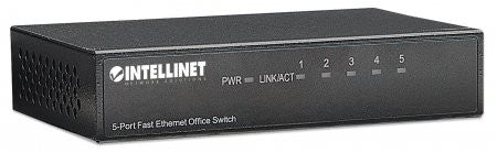 Intellinet 5-Port Nway 10/100 Mbps Fast Ethernet Switch- 523301