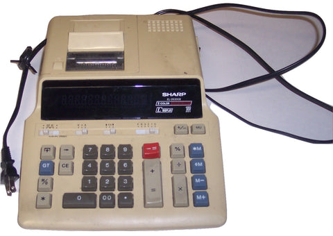 Sharp EL-2630GII 2-Color Ribbon Print Desktop Calculator
