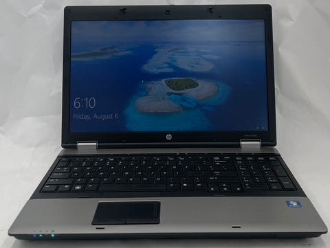 HP ProBook 6555b Laptop- 250GB HDD, 2GB RAM, AMD Turion CPU, Windows 10 Pro