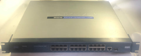 Cisco Linksys SR224G 24-Port Network Switch