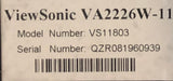 Viewsonic VA226w 21.6" Widescreen LCD Monitor