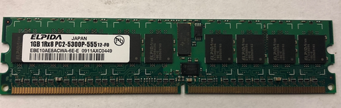 Elpida 1GB DDR2 RAM Memory- EBE10AE8ACWA-6E-E