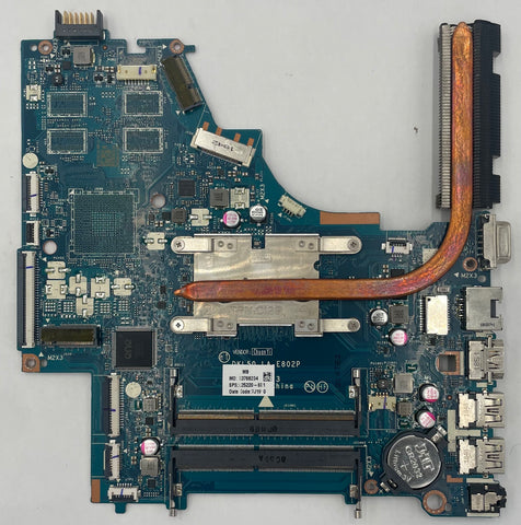 HP 250 G6 Laptop LA-E802P Motherboard- L25220-601