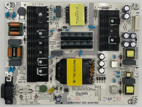 Sharp LC-58Q7370U LED TV RSAG7.820.8349/ROH Power Supply Board- 239418