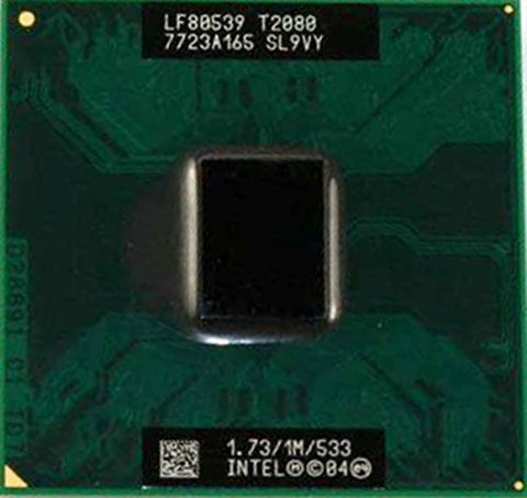 Intel Pentium T2080 Laptop CPU Processor- SL9VY