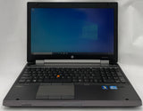HP EliteBook 8570w Laptop- 240GB SSD, 12GB RAM, Intel i7 CPU, Windows 10 Pro