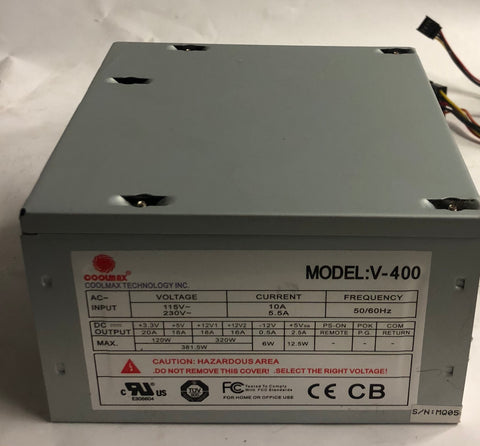 Coolmax V-400 400W Desktop Power Supply