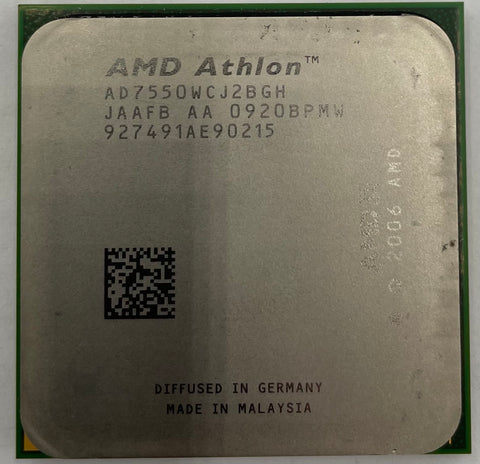 AMD Athlon X2 7550 Desktop CPU Processor- AD7550WCJ2BGH