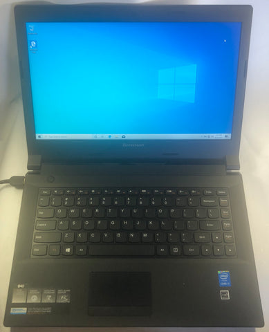 Lenovo B40-80 Laptop- 320GB HDD, 4GB RAM, Intel i3-4005U CPU, Windows 10 Home